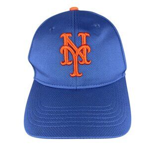 Youth New York Mets Team MLB Baseball Cap Youth By OC Sports Blue Adjustable